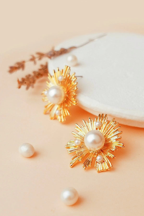 Star Pearl Earrings